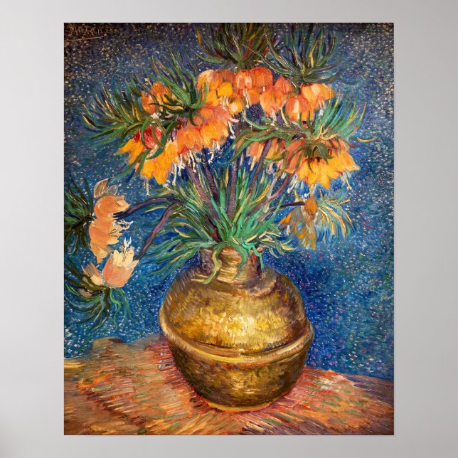 Vincent van Gogh - Imperiale Fritillaries Poster (Vorne)