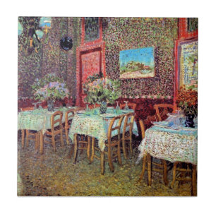 Vincent Van Gogh - Inneres eines Restaurants Fliese