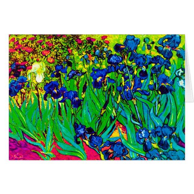 Vincent Van Gogh - Ire - Blume Lover Pop Art (Vorderseite (Horizontal))