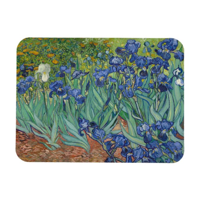 Vincent Van Gogh, Ire, Les Iris Magnet (Horizontal)