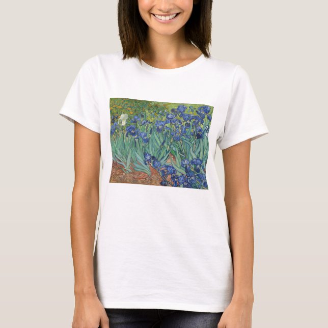 Vincent Van Gogh, Ire, Les Iris T-Shirt (Vorderseite)