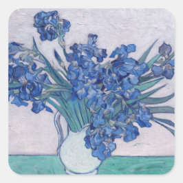 Vincent Van Gogh. Ire Quadratischer Aufkleber