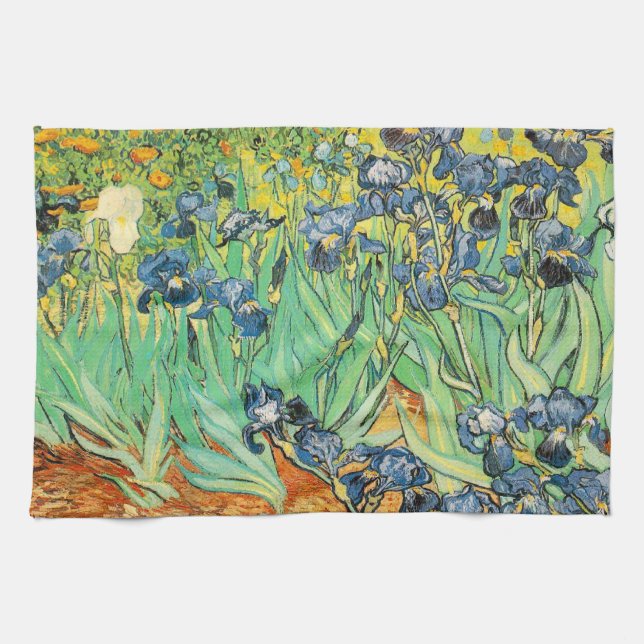 Vincent van Gogh-Iris-Geschirrtuch Küchentuch (Horizontal)