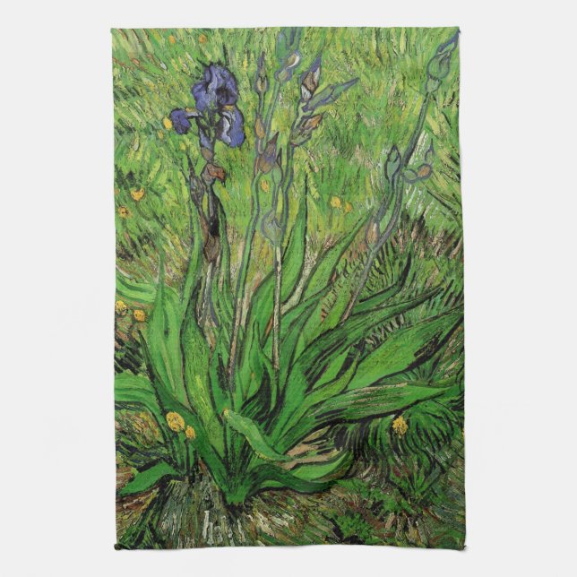 Vincent van Gogh - Iris Küchentuch (Vertikal)