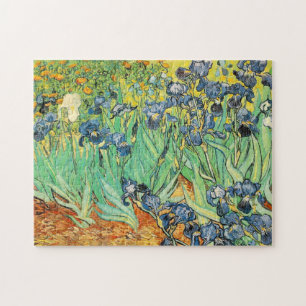 Vincent van Gogh Irises Blume Blume blau grün