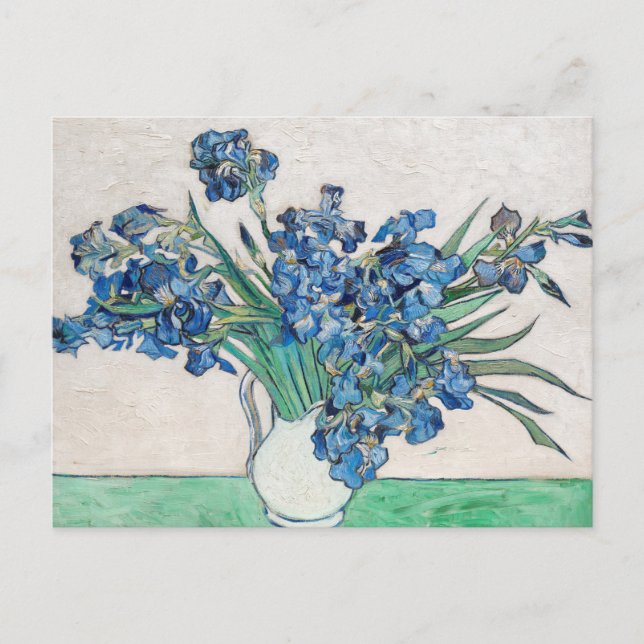Vincent van Gogh Irises Painting Postcard | Floral Postkarte (Vorderseite)