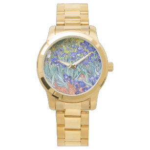 Vincent Van Gogh Irises Vintag Fine Art Armbanduhr
