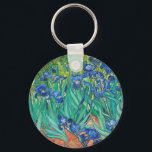 Vincent Van Gogh Irises Vintag Fine Art Schlüsselanhänger<br><div class="desc">Vincent Van Gogh Irises Floral Vintag Fine Art Schlüsselanhänger</div>