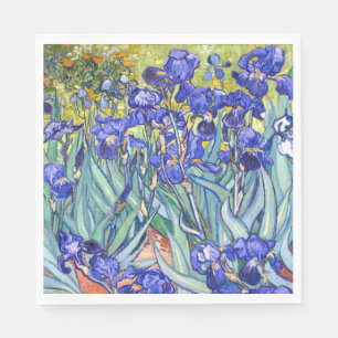 Vincent Van Gogh Irises Vintag Fine Art Serviette