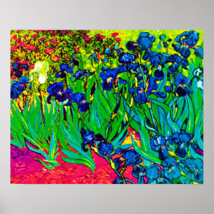 Vincent Van Gogh - Irissen - Flower Lover Pop Art Poster