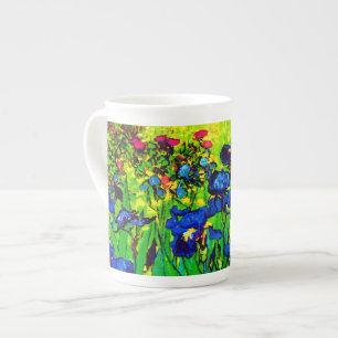 Vincent Van Gogh - Irissen - Flower Lover Pop Art Prozellantasse