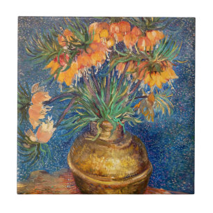 Vincent van Gogh - Kaiserliche Fritillarien Fliese