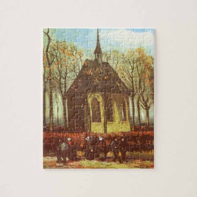 Vincent van Gogh - Kapelle in Nuenen, Kirchenbewoh (Vertikal)