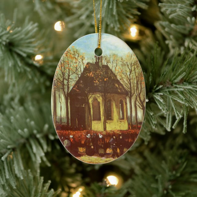 Vincent van Gogh - Kapelle in Nuenen, Kirchenbewoh Keramikornament (Baum)