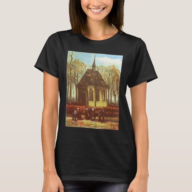 Vincent van Gogh - Kapelle in Nuenen, Kirchenbewoh T-Shirt (Vorderseite)