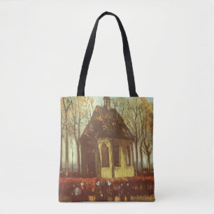 Vincent van Gogh - Kapelle in Nuenen, Kirchgänger Tasche