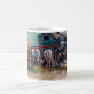 Vincent Van Gogh - Karawanen, Zigeunerlager bei Ar Kaffeetasse