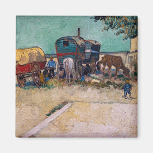 Vincent Van Gogh - Karawanen, Zigeunerlager bei Ar Magnet