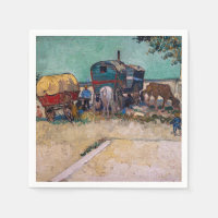 Vincent van Gogh - Karawanen, Zigeunerlager bei Ar