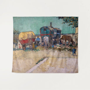 Vincent Van Gogh - Karawanen, Zigeunerlager bei Ar Wandteppich