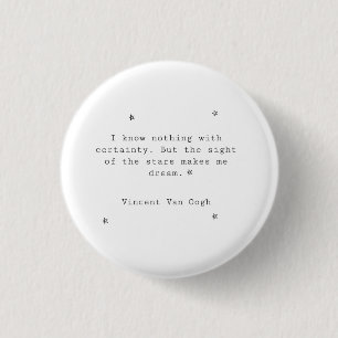 Vincent van Gogh-Knopf Button