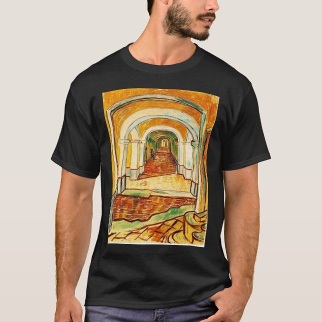 vincent van gogh Korridor im Asylrecht  T-Shirt (Vorderseite)