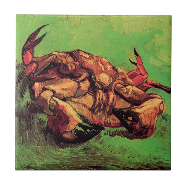 Vincent Van Gogh - Krebse auf der Rückseite der Ku Fliese (Vorderseite)