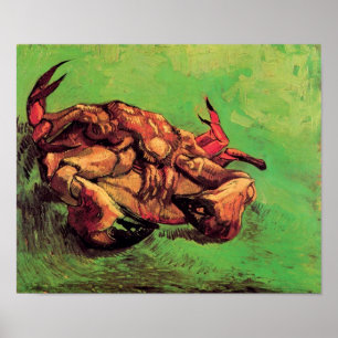 Vincent Van Gogh - Krebse auf der Rückseite der Ku Poster