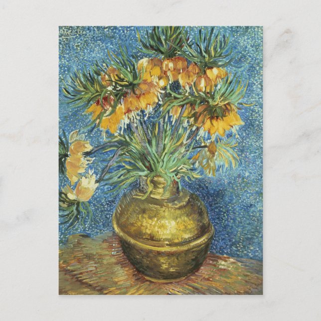 Vincent van Gogh | Kronkaiserliche Fritillen Postkarte (Vorderseite)