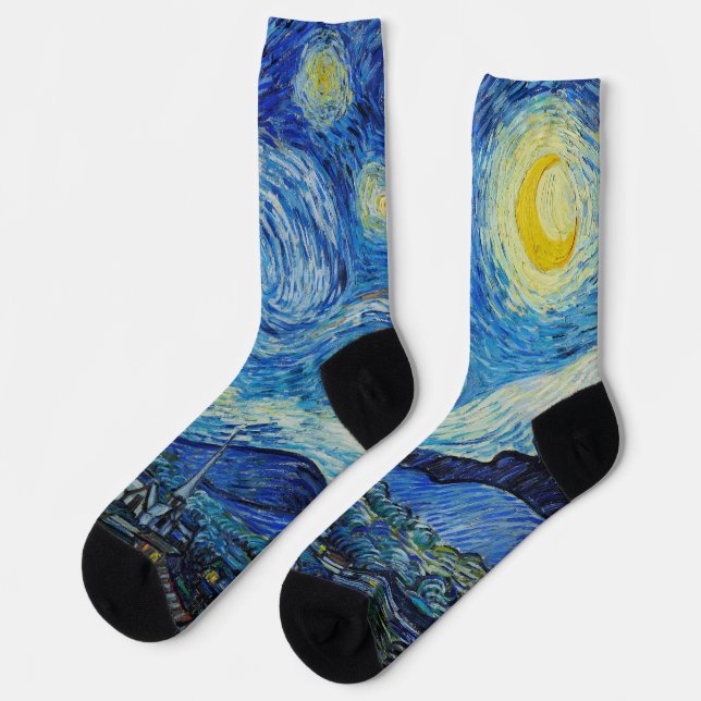 Vincent Van Gogh / Kunstsammlung Socken (Linkes Detail)