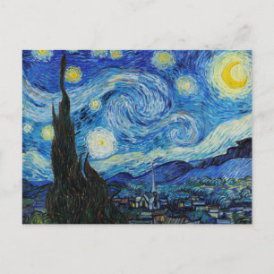 Vincent van Gogh La Carte Postale Starry Night, Ic
