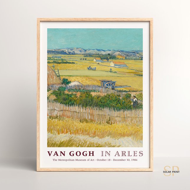 Vincent van Gogh La Crau bei Arles Kunstdruckerei Poster (Von Creator hochgeladen)