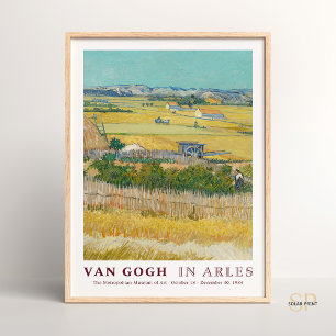 Vincent van Gogh La Crau bei Arles Kunstprint Poster
