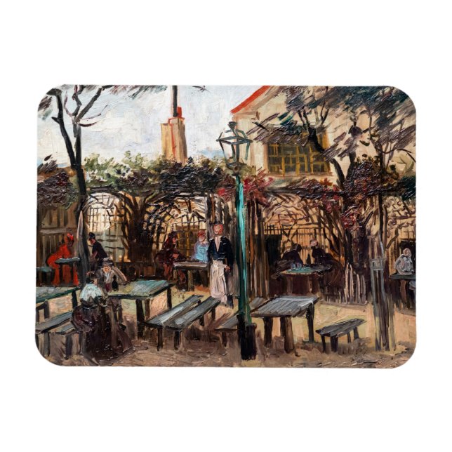 Vincent Van Gogh - La Guinguette auf Montmartre Magnet (Horizontal)