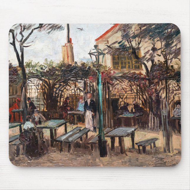 Vincent Van Gogh - La Guinguette auf Montmartre Mousepad (Vorne)
