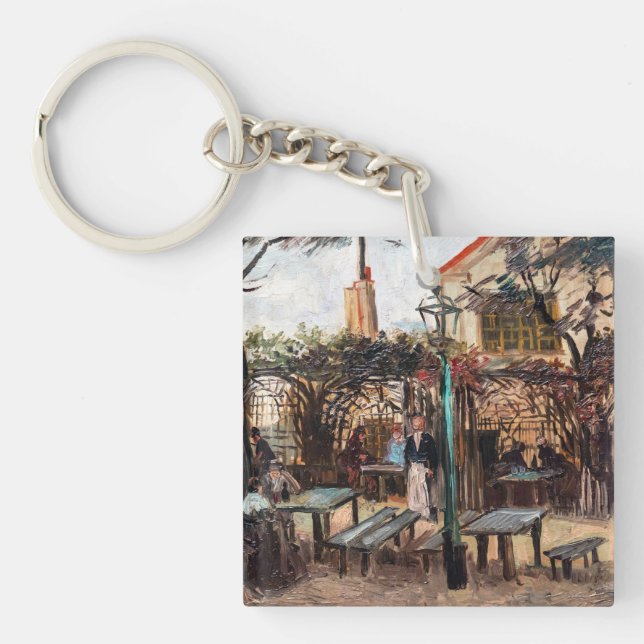 Vincent Van Gogh - La Guinguette auf Montmartre Schlüsselanhänger (Vorderseite)