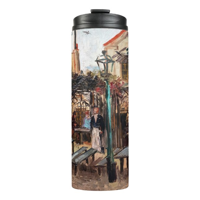 Vincent Van Gogh - La Guinguette auf Montmartre Thermosbecher (Vorderseite)