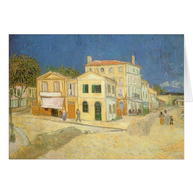 Vincent van Gogh - La Maison Jaune (La Rue) (Devant horizontal)