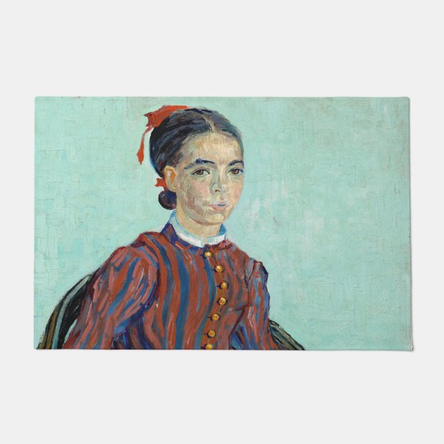 Vincent van Gogh - La Mousme Fußmatte (Vorderseite)