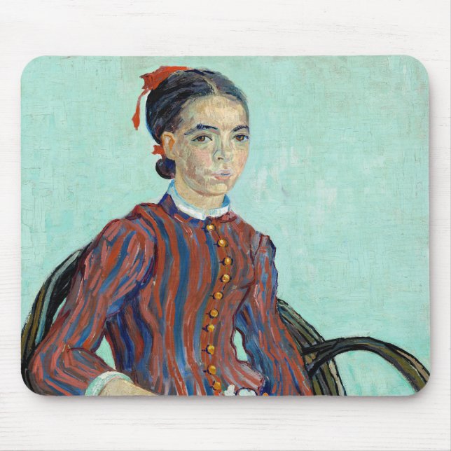 Vincent van Gogh - La Mousme Mousepad (Vorne)