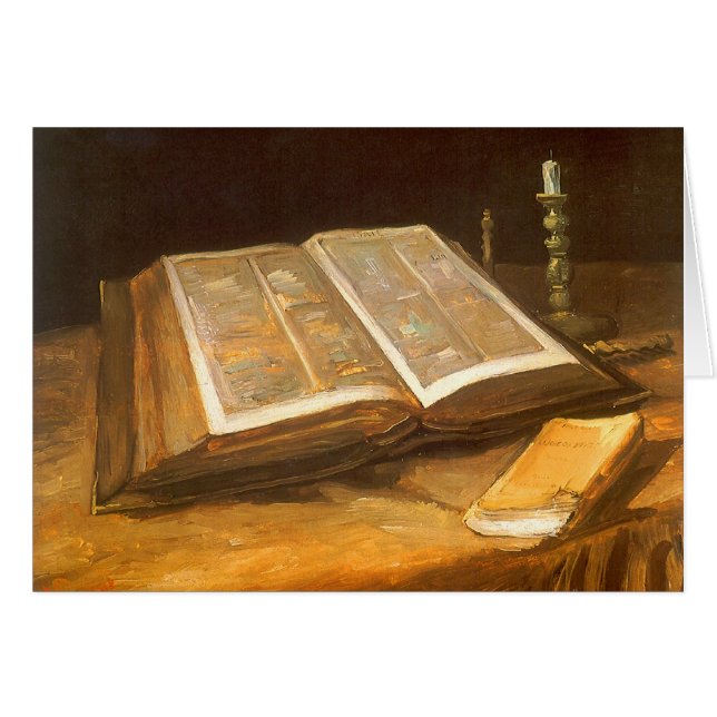 Vincent van Gogh - La vie morte avec la Bible (Devant horizontal)