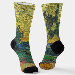 Vincent van Gogh - Landschaft bei Dämmerung Socken