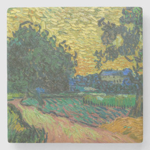 Vincent van Gogh - Landschaft bei Dämmerung Steinuntersetzer