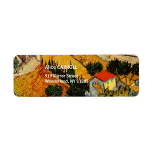Vincent van Gogh - Landschaft, Haus und Pflüger