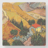 Vincent van Gogh - Landschaft, Haus und Plowman