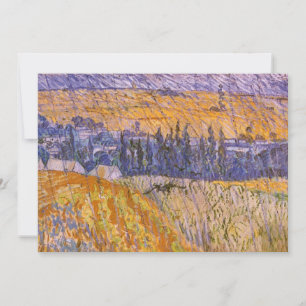 Vincent van Gogh - Landschaft in Auvers bei Regen