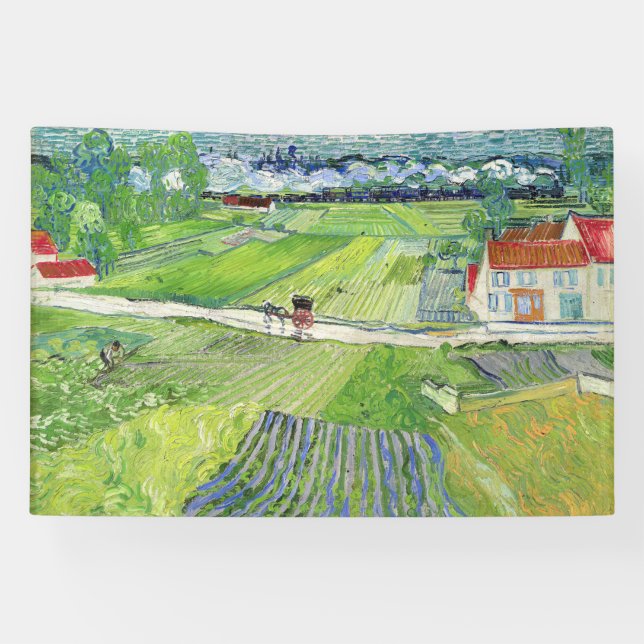 Vincent van Gogh - Landschaft mit Beförderung & Zu Banner (Horizontal)
