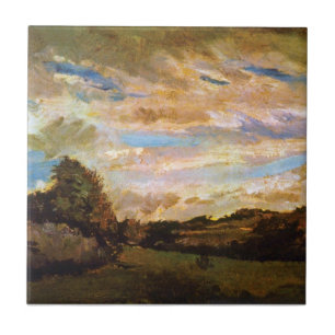 Vincent Van Gogh - Landschaft mit Dunes Fine Art Fliese