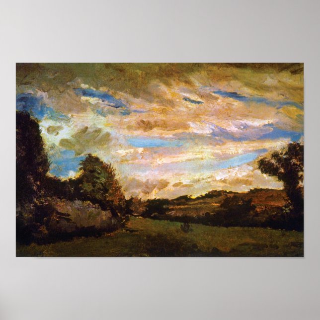 Vincent Van Gogh - Landschaft mit Dunes Fine Art Poster (Vorne)