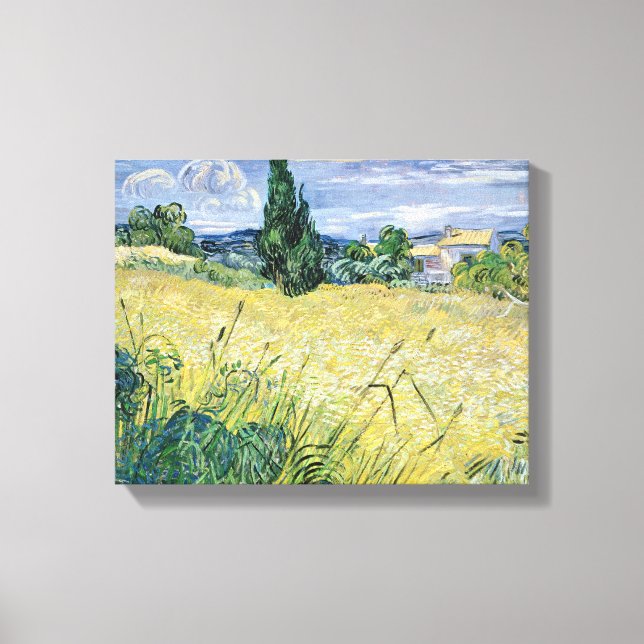Vincent van Gogh | Landschaft mit grünem Mais, 188 Leinwanddruck (Vorderseite)